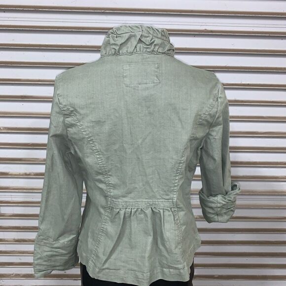 Live a little zip up green jacket adorable - Picture 7 of 7